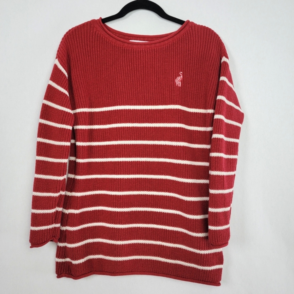 Emerson Street Clothing Co Sz Medium Alabama Crimson Tide Red and White Sweater